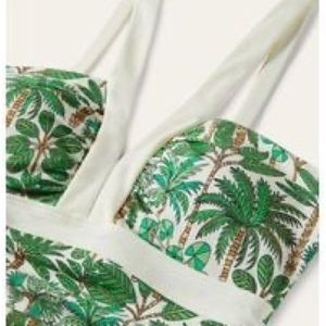 EUC Boden Corsica v neck one piece size 10